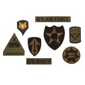 Subdued Military Patch Assortment (100 Count)